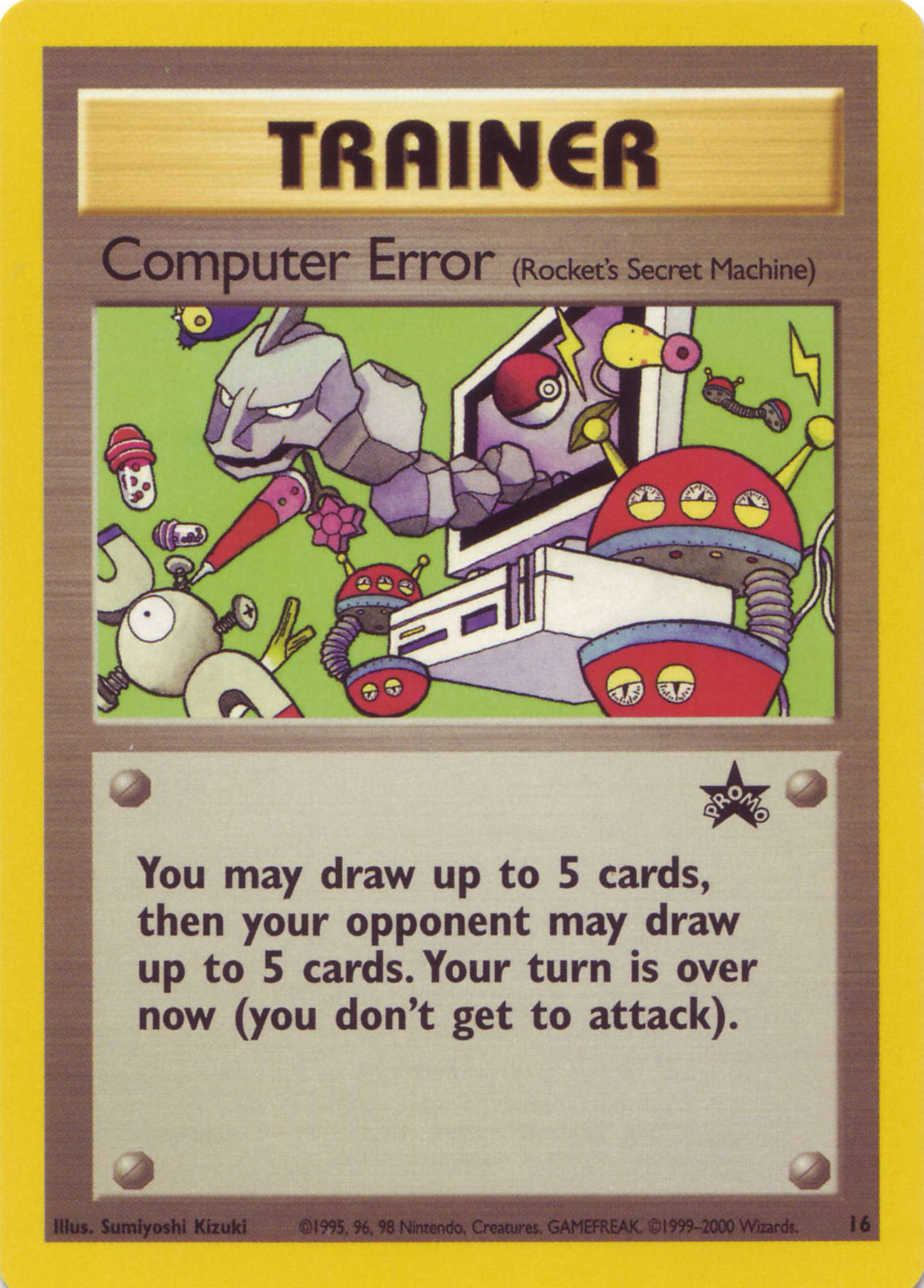 Computer Error 16 Non-Holo Promo - 2000 Pokemon League